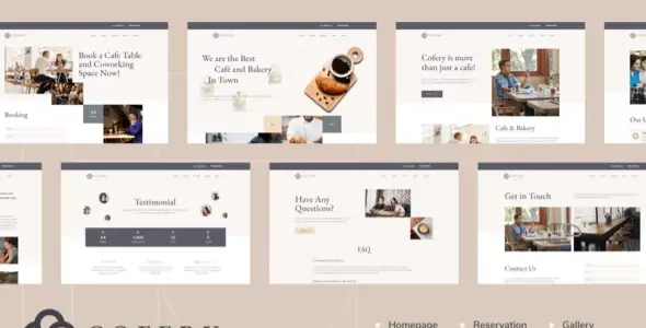 Cofery Restaurant & Cafe Elementor Template Kit