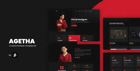Agetha – Creative Portfolio Template Kit